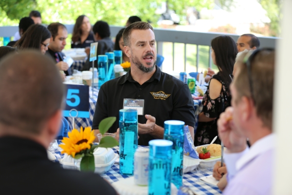 Ben Cook as Entrepreneur guest at the CSUSB Lunch + Entrepreneurs event